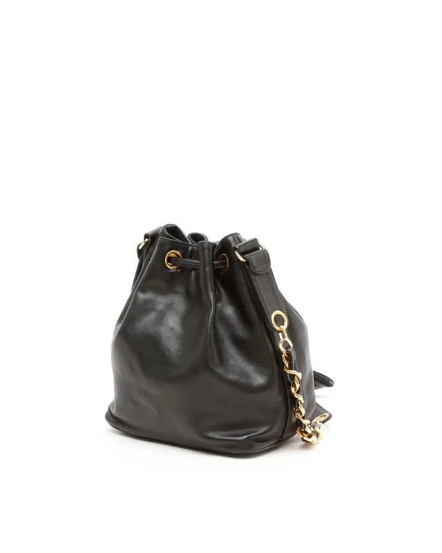 Chanel CC Chain Bucket Bag in Leather from A Retro Tale, photo 3 of 11