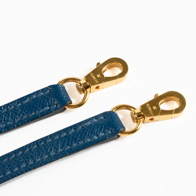 Hermès Kelly Mini II Deep Blue Madame GHW in Blue Leather from Labellov, photo 11 of 17