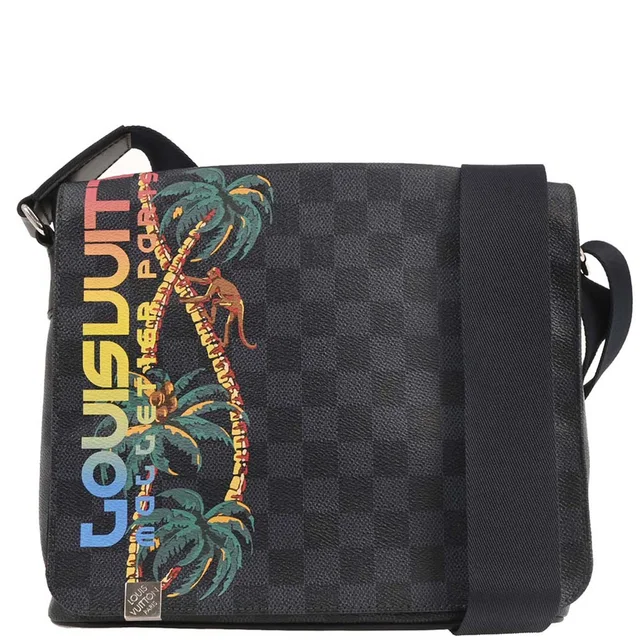 Louis Vuitton 2017 Damier Cobalt District PM NM Shoulder Bag N50005 in Canvas from AMORE Vintage Tokyo