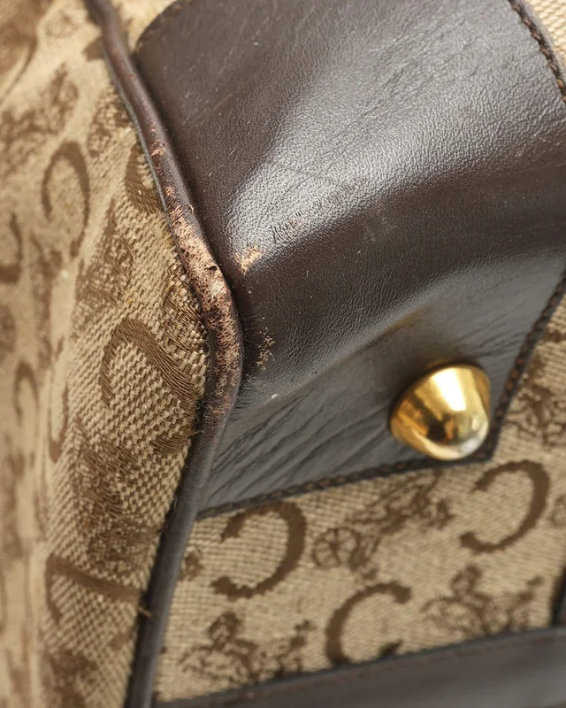 Celine Carriage Boston Bag in Canvas from A Retro Tale, photo 10 of 13