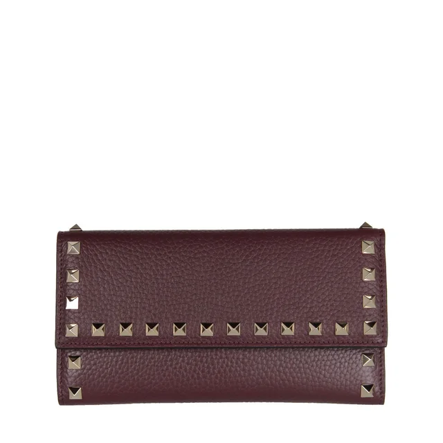 VALENTINO GARAVANI Flap Continental Rockstud Wallet , Rubin from Cultstatus, photo 1 of 1