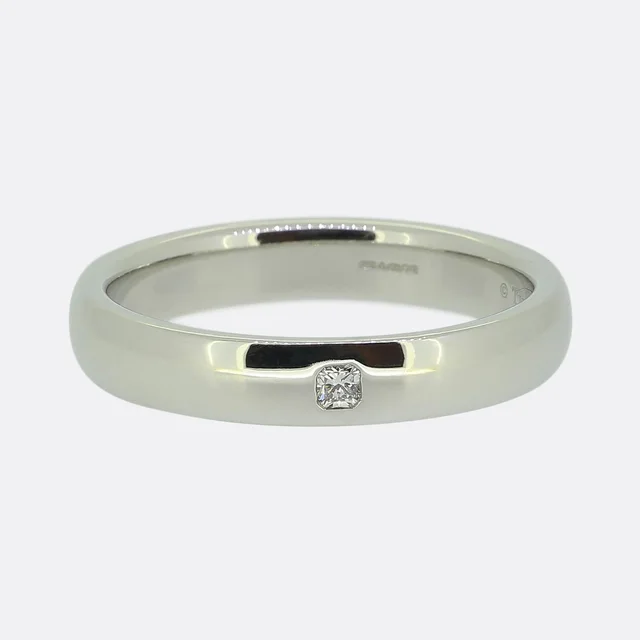 Tiffany & Co. Lucida Diamond 3mm Band Ring from The Vintage Jeweller
