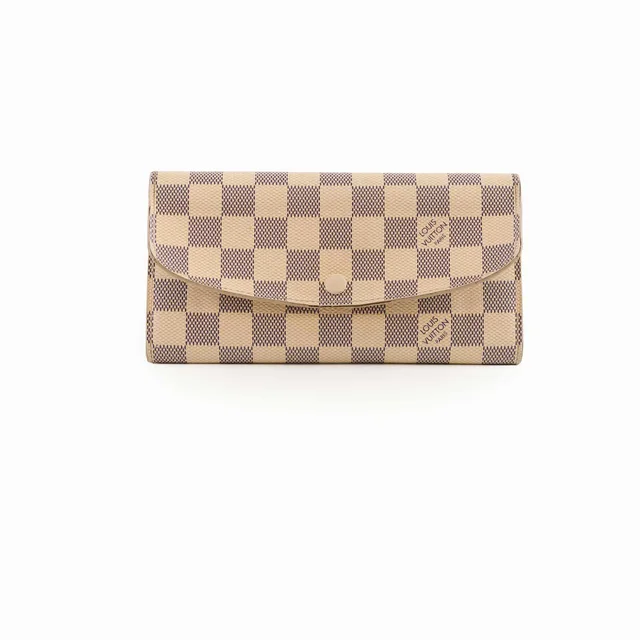 Louis Vuitton Emilie Wallet Damier Azur in Canvas from The Purse Affair