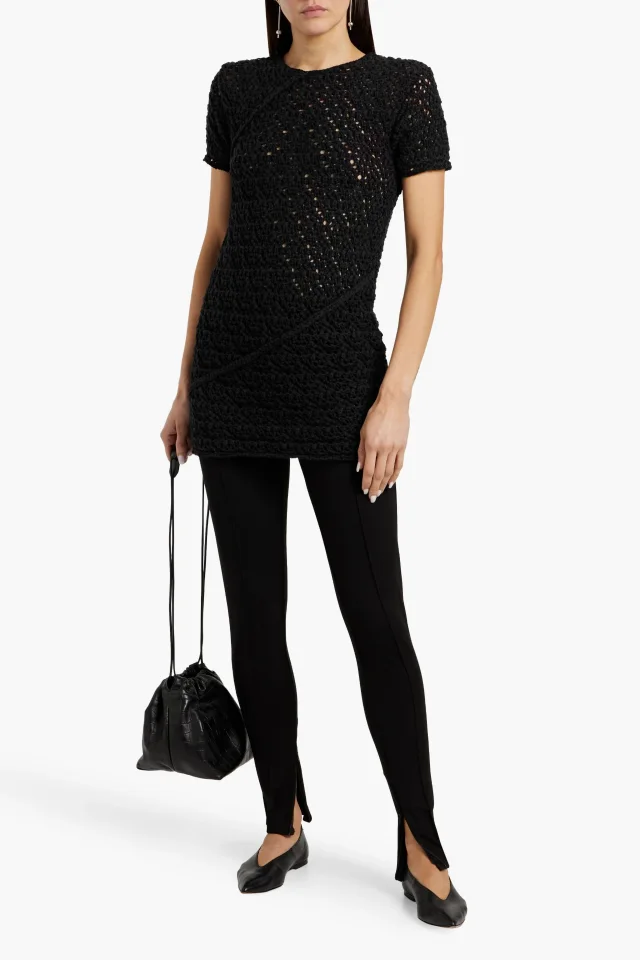 Totême Crocheted Cotton-Blend Top, photo 2 of 4 from THE OUTNET