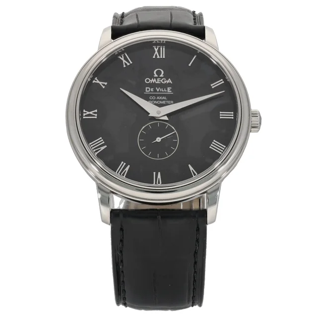 Omega De Ville Prestige 4813.50.01 39mm Stainless Steel Watch in Leather from H&T