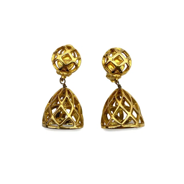 Chanel Vintage Earrings Cocomark Bell Motif Accessory from Luxury Promise