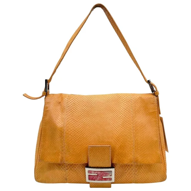 Fendi Salmon Pink Python & Marble Stone Mama Baguette Bag in pink Python from Poshmark, photo 1 of 1