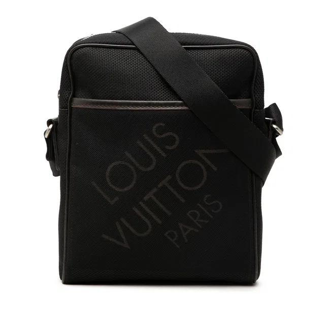 Brown Louis Vuitton Damier Geant Citadin Messenger Bag in Brown Canvas from Designer Revival
