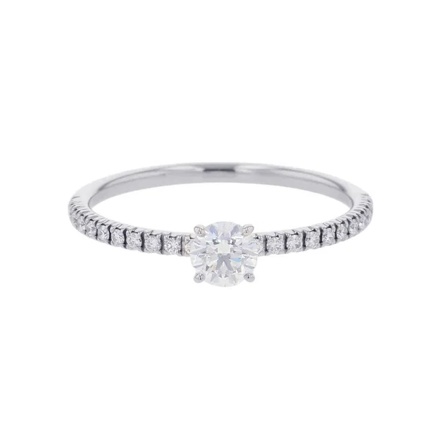 Etincelle De Cartier solitaire ring Size 53/#13N4744353/N4744300 Pt950 from GALLERY RARE