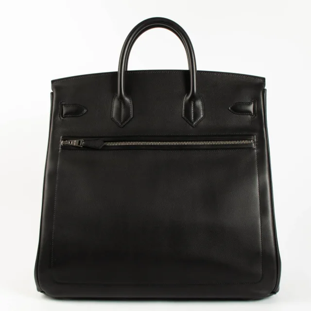 Hermès HAC Rock 40 Black Evergrain PHW in Black Leather from Labellov, photo 4 of 16