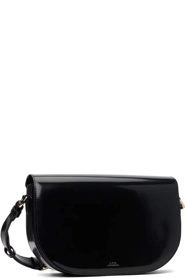 A.P.C. Black 'Le B-Side' Bag, photo 2 of 4 from SSENSE