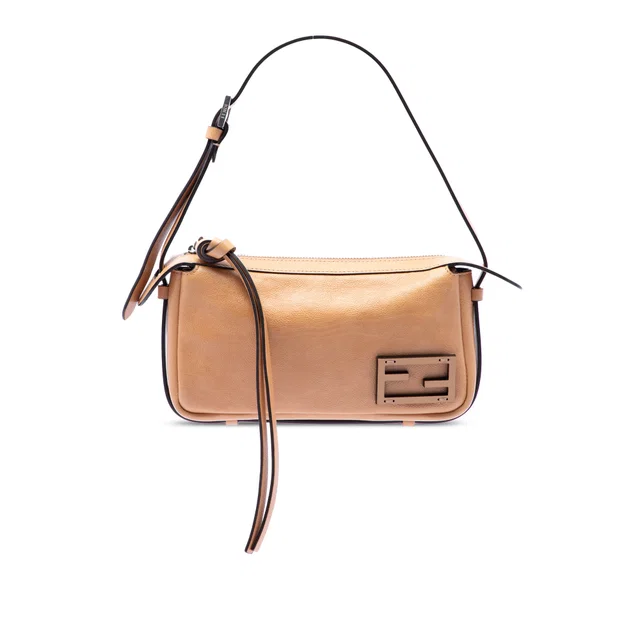 Beige Fendi Mini Calfskin Simply Handbag in Beige Calfskin from Designer Revival