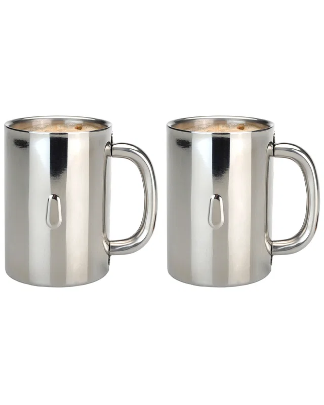 BergHOFF 2pc 18/10 Stainless Steel Coffee Mug Set, image 1 of 1 from Rue La La