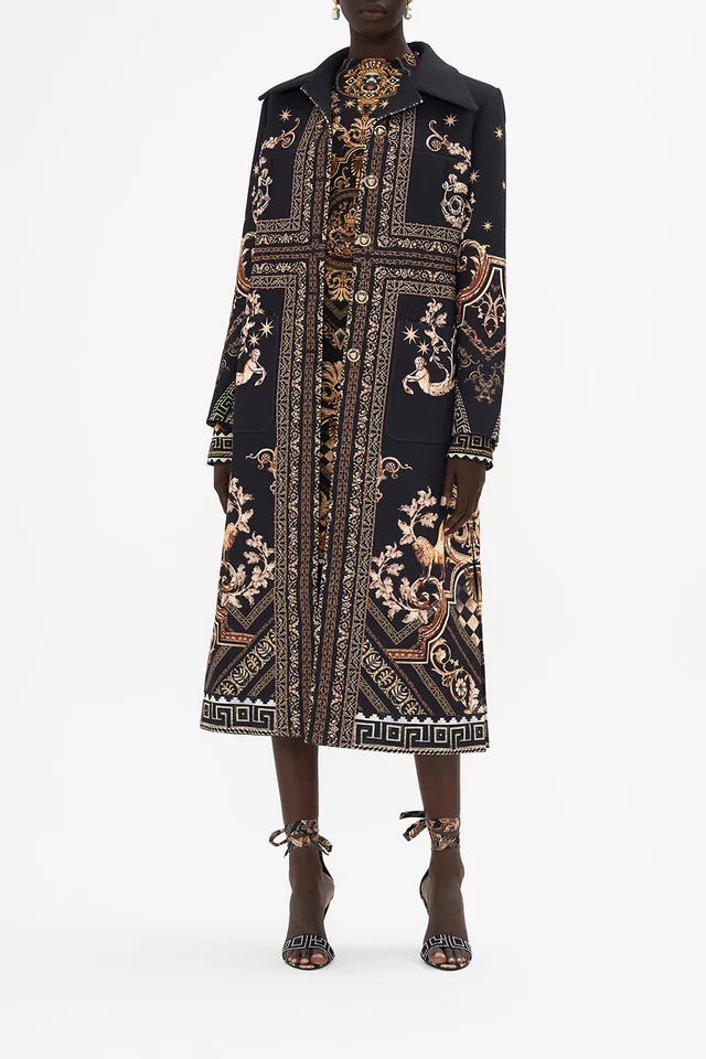 Camilla eBoutique (AU) LONG BUTTON FRONT COAT DUOMO DYNASTY from CAMILLA, photo 1 of 1