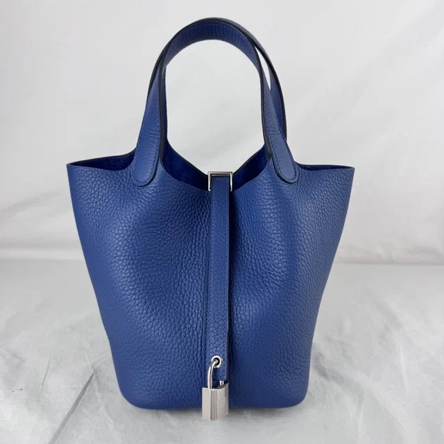 Hermès Picotin Lock 18 Bag in Clemence leather, Metal from Reowned