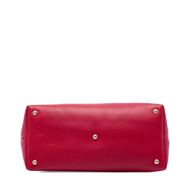 Red Gucci Microguccissima Valentine Satchel in Red Leather from Designer Revival, photo 2 of 2