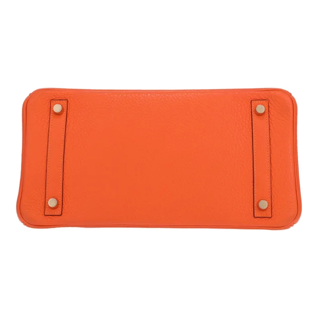 Hermès Birkin handbag, 30 cm in Orange Togo leather from Collector Square, photo 3 of 6