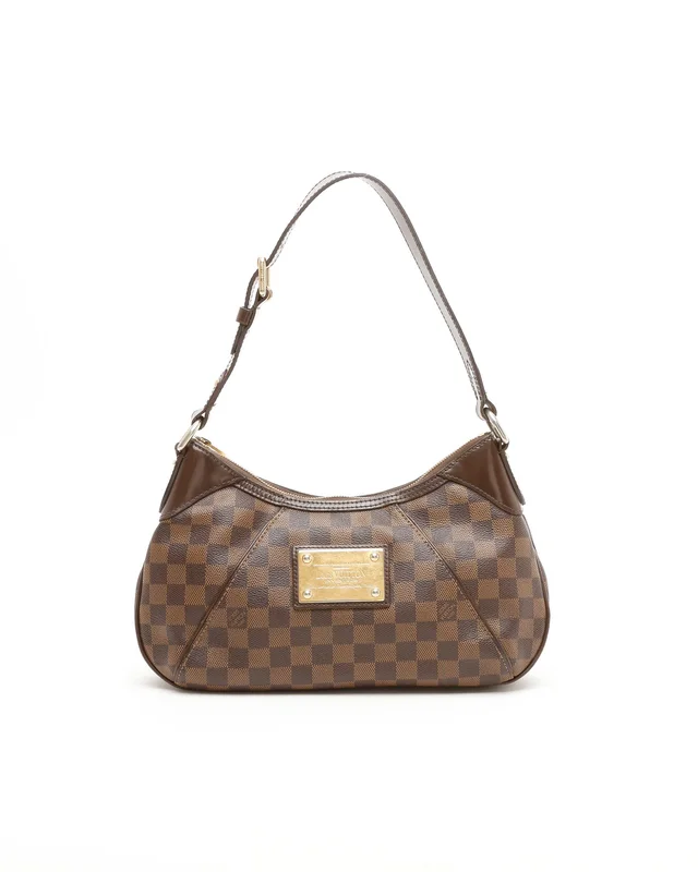 Louis Vuitton Damier Ebene Thames PM Shoulder Bag in Brown from A Retro Tale, photo 3 of 8