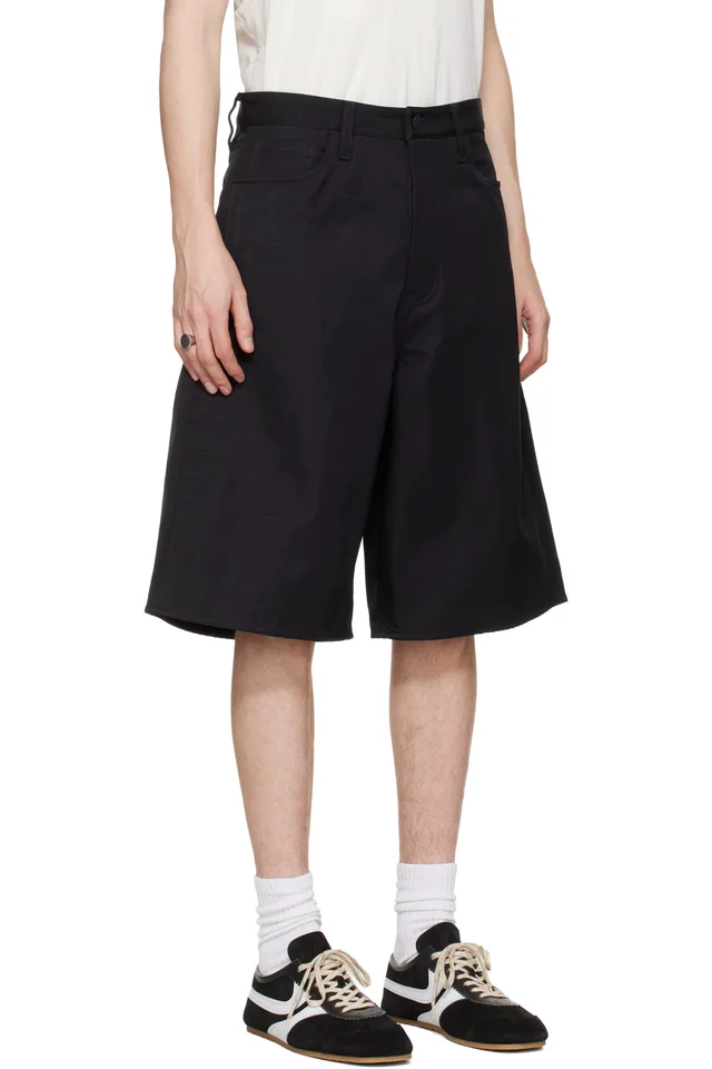 Fear of God ESSENTIALS Black 5 Pocket Shorts, photo 2 of 3 from SSENSE