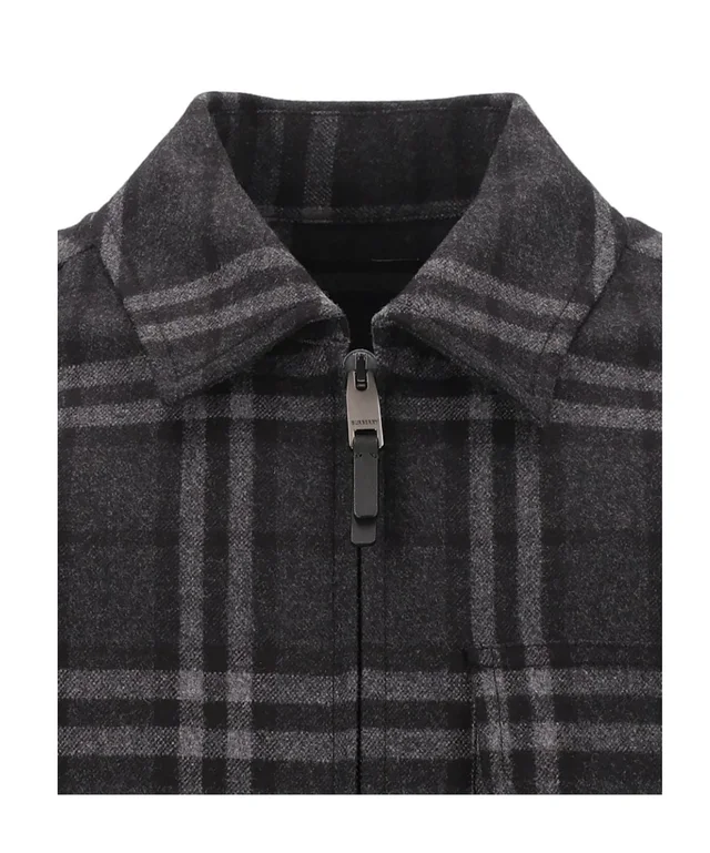 Burberry Ollie Checked Zip-Front Shirt, photo 2 of 7 from SENSER