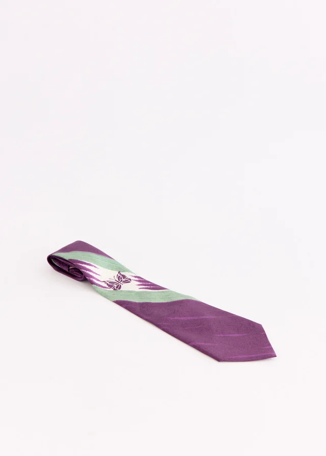 Needles Silk Paisley Satin Neck Tie in Purple from Incu, photo 1 of 1