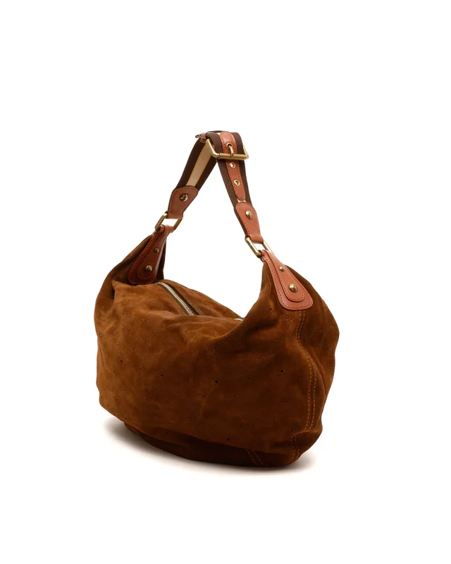 Louis Vuitton Onatah Hobo Bag in Suede from A Retro Tale, photo 3 of 11
