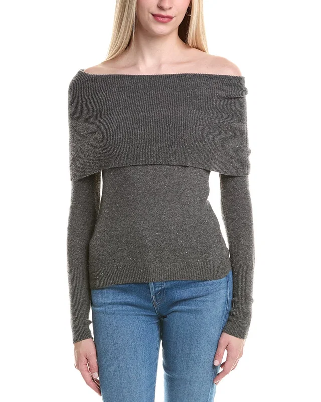 Autumn Cashmere Angelina Cashmere-Blend Sweater, image 1 of 1 from Gilt
