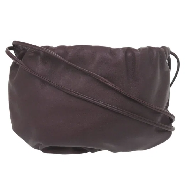 Bottega Veneta Mini the Valve Leather Purple Shoulder Bag in Purple Leather from The Reluxe