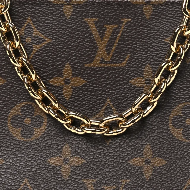 Louis Vuitton Monogram Chain Pochette Accessories in Coated canvas from FASHIONPHILE, photo 6 of 9