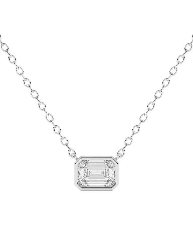 Lab Grown Diamonds 14K 0.75 ct. tw. Lab-Grown Diamond Necklace, image 1 of 1 from Gilt