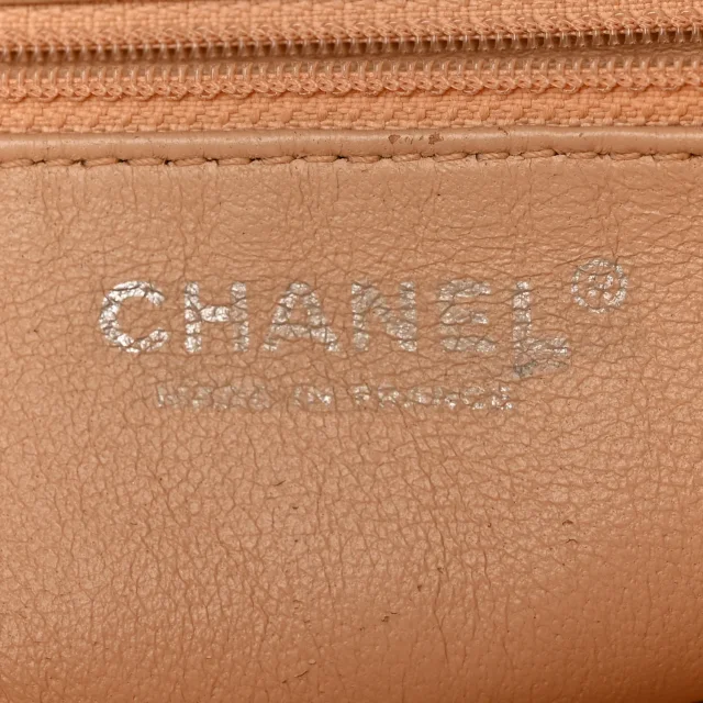 Chanel Smooth Calfskin Luxe Ligne Tote Dark Beige in Beige Calfskin from FASHIONPHILE, photo 6 of 11