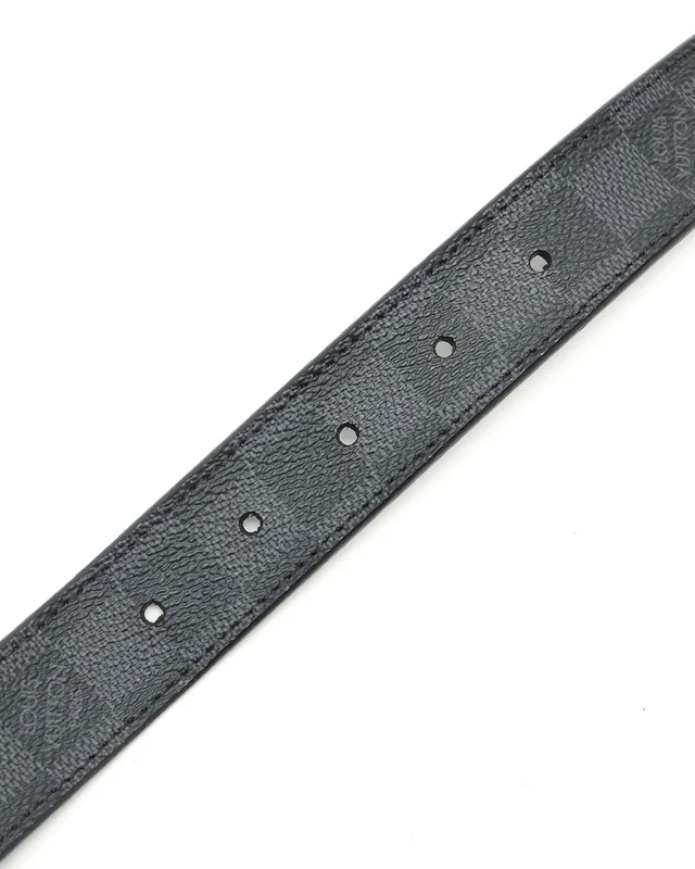 Damier Graphite LV Belt, Size 100 in Grey Canvas from A Retro Tale, photo 5 of 6