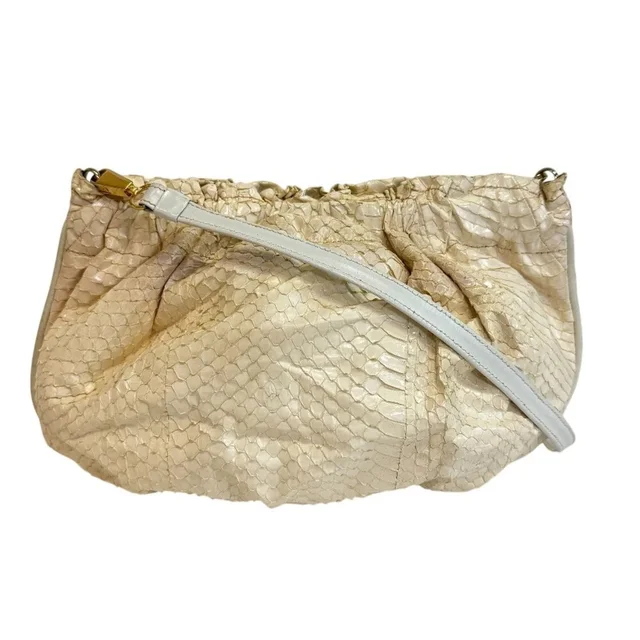 Ferragamo Shoulder Bag, White in white Leather from Poshmark