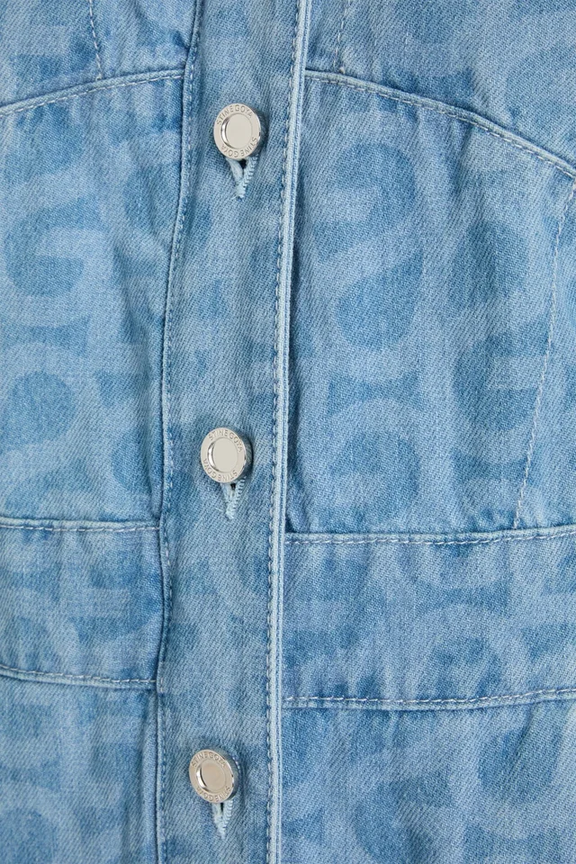 Stine Goya Louisiana Logo-Print Organic Cotton Denim Jumpsuit, photo 8 of 8 from THE OUTNET