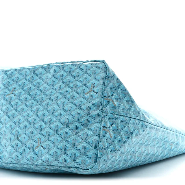 Goyard Goyardine Saint Louis GM Balise Beach Towel Set Turquoise in Blue Coated canvas from FASHIONPHILE, photo 12 of 12