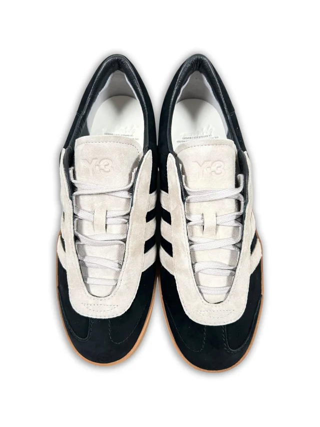 Y-3 Gazelle 3-stripes leather sneakers, photo 2 of 2 from FARFETCH