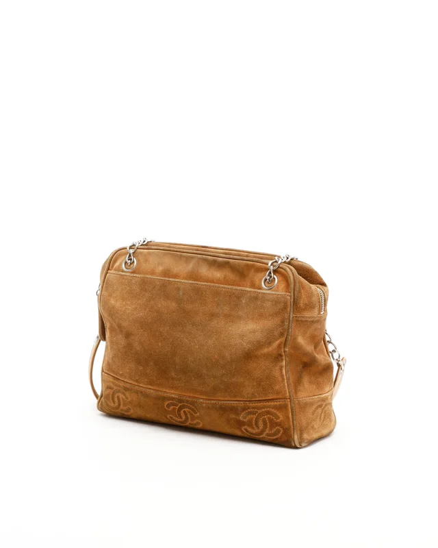 Chanel CC Chain Bag in Suede from A Retro Tale, photo 2 of 12