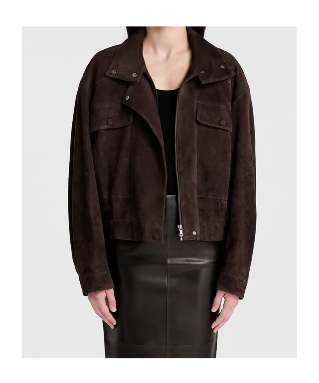 Nour Hammour Long-sleeve leather jacket, photo 3 of 5 from SENSER