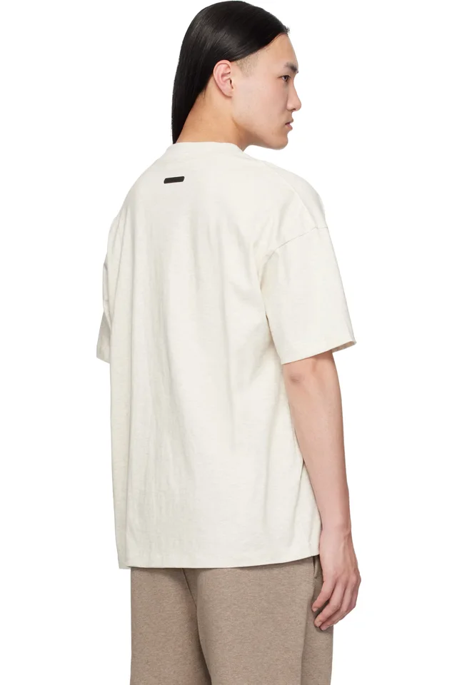Fear of God ESSENTIALS Off-White Classic T-shirt, photo 3 of 4 from SSENSE