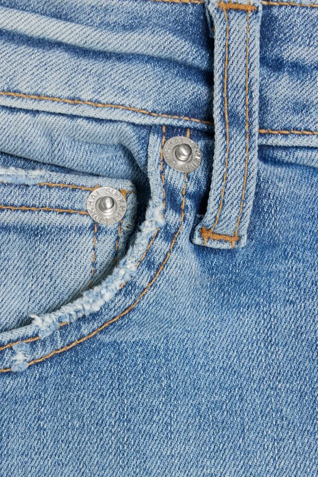 Simkhai River High-Rise Frayed Straight-Leg Jeans in Light denim, photo 4 of 4 from THE OUTNET