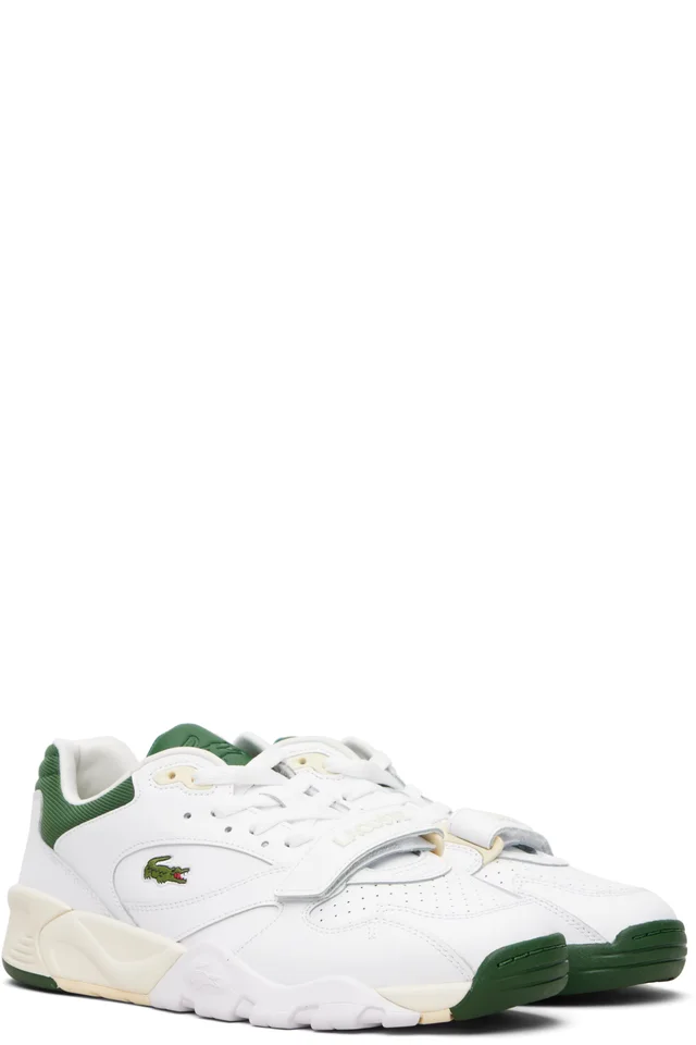 Lacoste White Game Train Pro Leather Sneakers, photo 4 of 5 from SSENSE