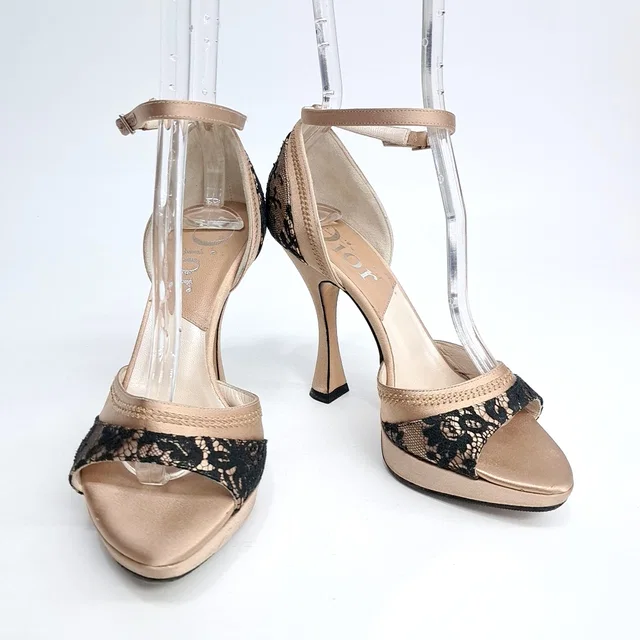 Dior 크리스찬 디올 새틴 샌들 from GUGUS