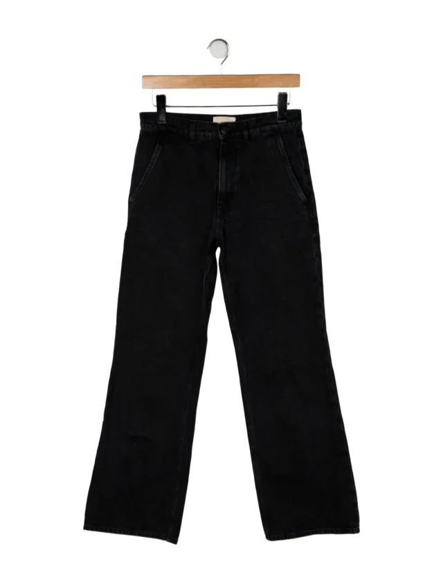The Row jeans in black from The RealReal