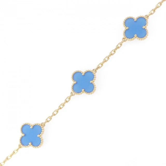 Van Cleef & Arpels Vintage Alhambra 5 Motif Bracelet from The Reluxe