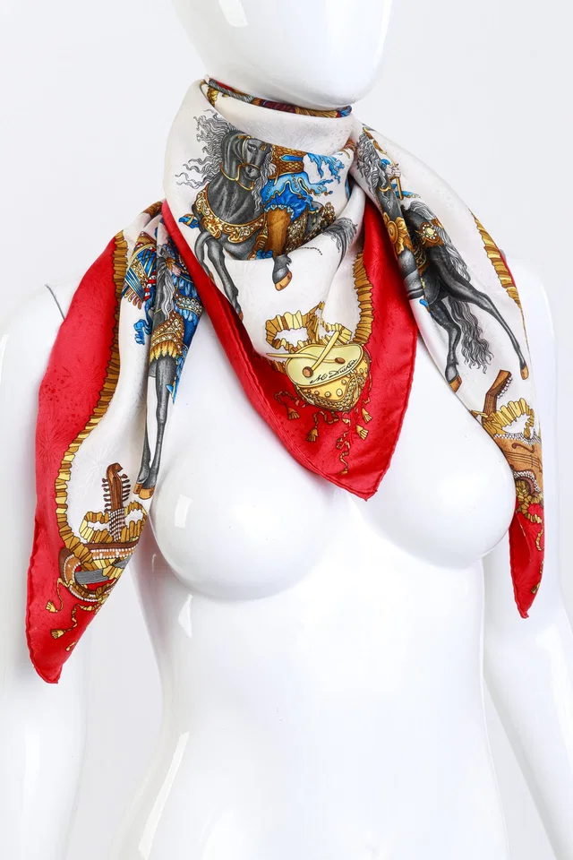 Hermès Les Fetes Du Roi Soleil Scarf in Silk from Recess LA