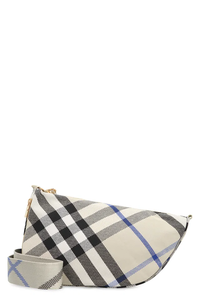 Burberry Shield Shoulder Bag — Beige Lamb; Lining: Polyester in Beige Lambskin from HEWI