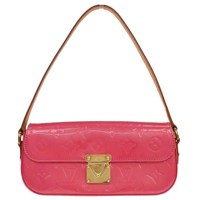 Louis Vuitton Pink Vernis Malibu Street Handbag M9150F in Pink Patent leather from AMORE Vintage Tokyo