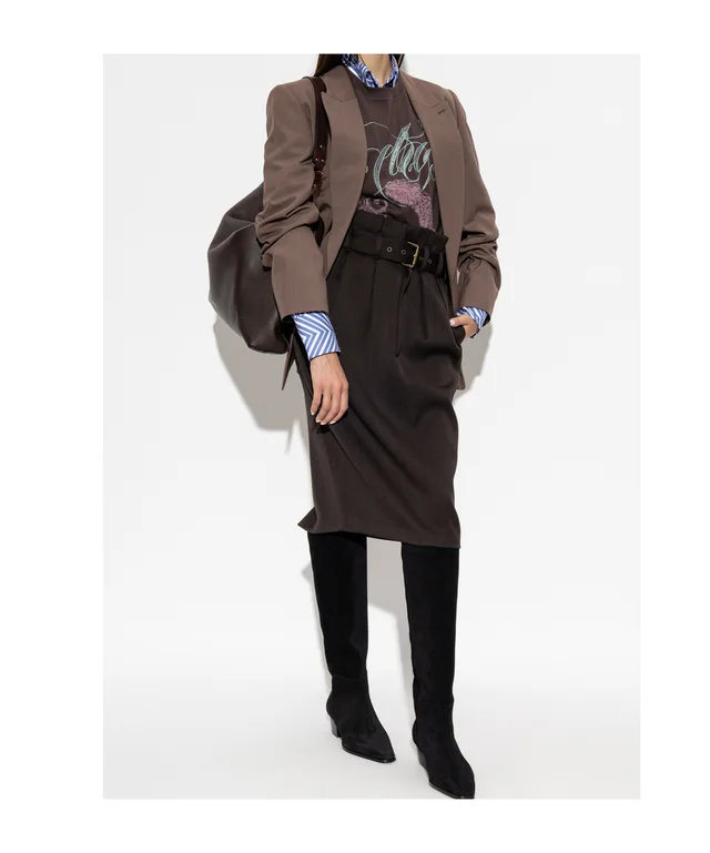 Etro belted midi skirt, photo 6 of 7 from SENSER
