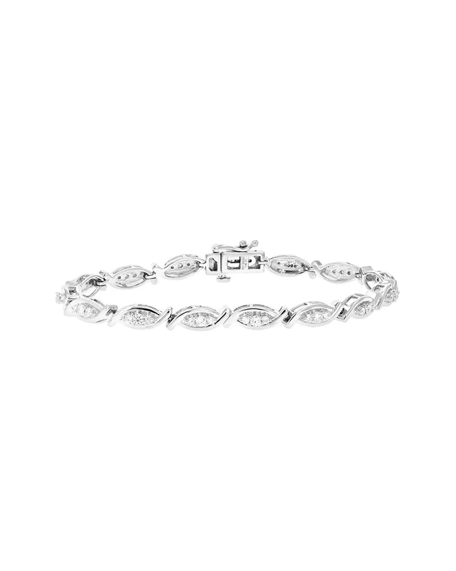 Amairah Silver 1.00 ct. tw. Lab-Grown Diamond Tennis Bracelet, image 1 of 1 from Rue La La