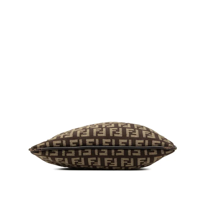 Brown Fendi Zucchino Canvas Crossbody in Brown Canvas from Designer Revival, photo 2 of 2